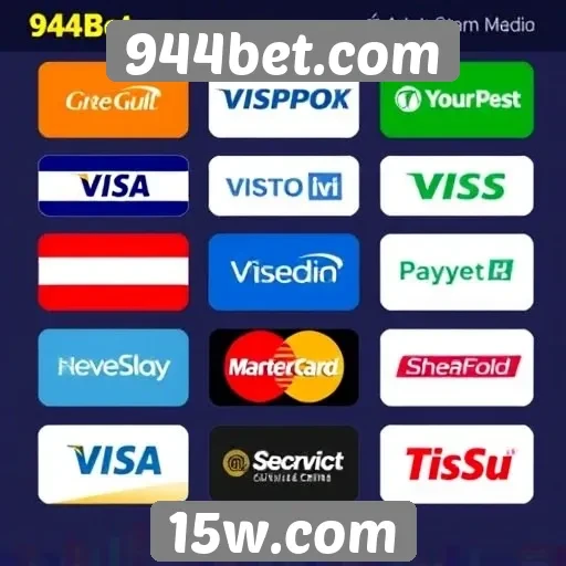 Métodos de pagamento aceitos no 944bet.com